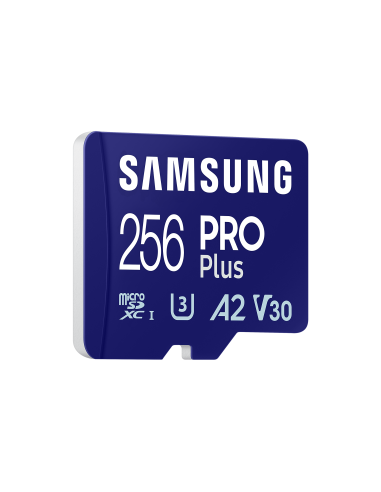 Карта памет Samsung PRO Plus, microSDXC, UHS-I, 256GB, Адаптер