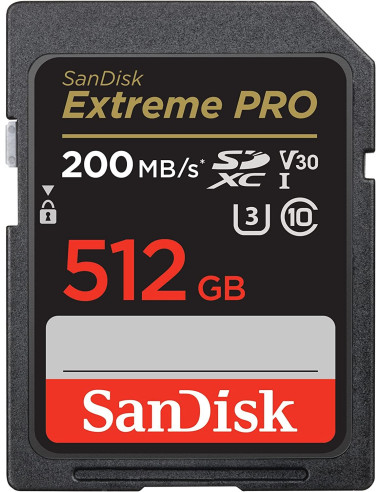 Карта памет SANDISK Extreme PRO SDHC, 512GB