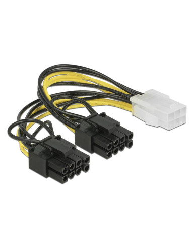 Кабел ESTILLO, PCI Express power, 6 pin женско - 2 x 8 pin мъжко