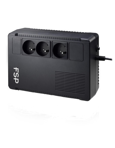 UPS FSP Eco 800, 800VA, 480W, USB-B, 2 x RJ11/45, Черен