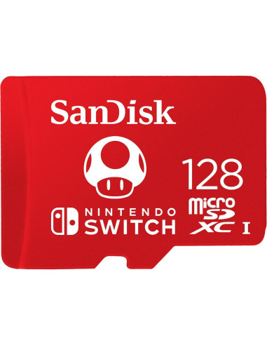 Карта памет SanDisk for Nintendo Switch, microSDXC UHS-I, 128GB, До 100MB/s