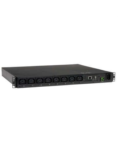 Tripp Lite by Eaton 2.5kW Single-Phase 208/230V Switched PDU - LX Platform, 8 C13 Outlets, C14 Input 2m Cord, 1U Rack-Mount, 