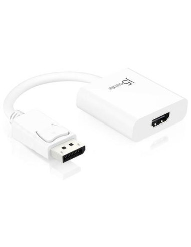 Адаптер j5create JDA154, DisplayPort мъжко - HDMI женско, 90 мм