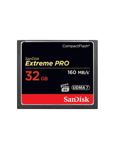 Карта памет SANDISK Extreme PRO, CompactFlash, 32GB