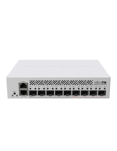 Суич MikroTik CRS310-1G-5S-4S+IN, L3 Gigabit Ethernet (10/100/1000), Захранване по Ethernet (PoE) 1U