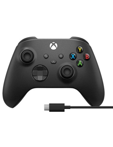 Геймърски контролер Microsoft Xbox + Type-C кабел Black