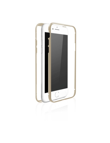 Гръб HAMA White Diamonds, 360 стъкло, за Apple iPhone 7/8/SE 2020, Златист