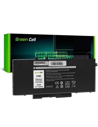 Батерия за лаптоп Dell Latitude 5400 5410 5500 5510 Precision 3540 3550 4GVMP 7,4V 8000mAh GREEN CELL