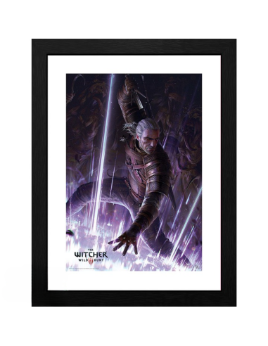 GBEYE THE WITCHER - Framed print "Geralt" (30x40)