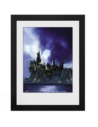 GBEYE HARRY POTTER - Framed print "Hogwarts Painted" (30x40)