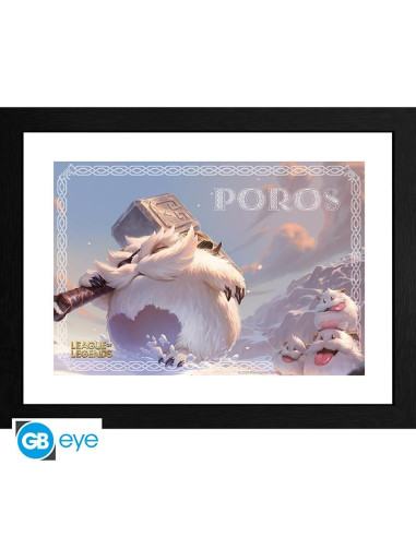 GBEYE League of Legends - Framed print "Poro" (30x40)