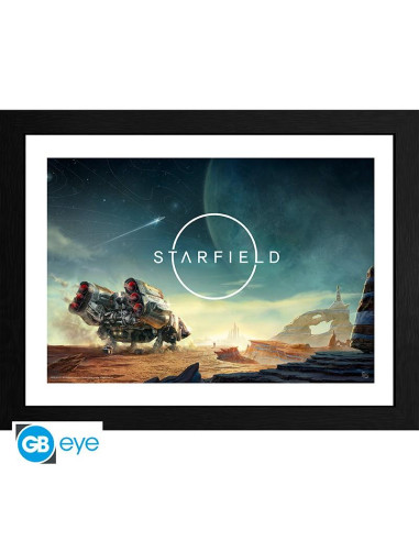 GBEYE STARFIELD - Framed print "Landing" (30x40)