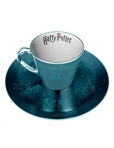 Комплект ABYSTYLE HARRY POTTER Mirror mug - plate set Patronus, Чаша, Подложка