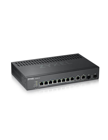 Суич ZYXEL GS2220-10, 10 портов управляем L2, 8x Gigabit + 2x Gigabit combo (RJ45/SFP)