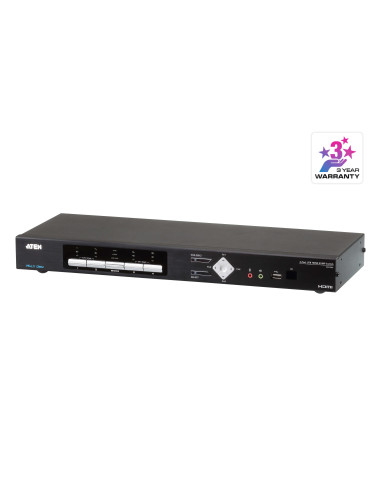 KVM превключвател ATEN CM1284-AT-G, 4 порта, USB, 4K, HDMI, Multi-View