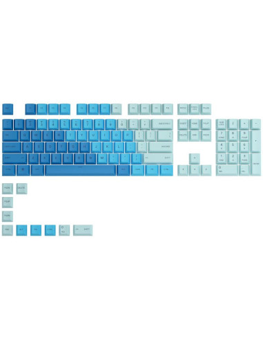 Капачки за механична клавиатура Glorious GPBT Doubleshot 114-Keycap Carribean Ocean US-Layout