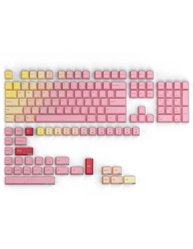 Капачки за механична клавиатура Glorious GPBT Keycaps - Pink Grapefruit