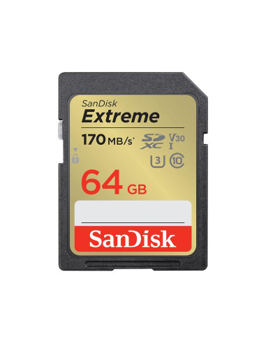 Карта памет SANDISK Extreme SDXC, 64GB