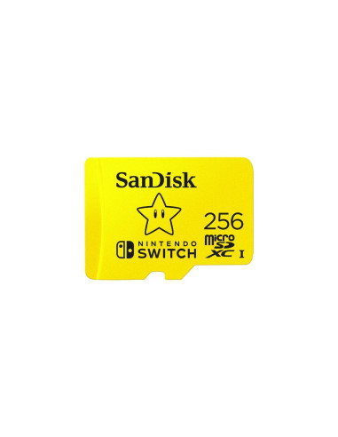 Карта памет SanDisk for Nintendo Switch, microSDXC UHS-I, 256GB, До 100MB/s