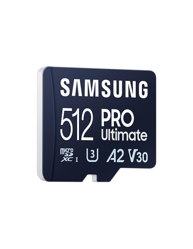 Карта памет Samsung PRO Ultimate, microSDXC, UHS-I, 512GB, Адаптер