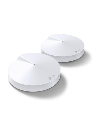 Безжичен рутер TP-Link Deco M5, AC1300, 2.4/5 GHz, 400 - 867 Mbps, Gigabit, (2-pack)