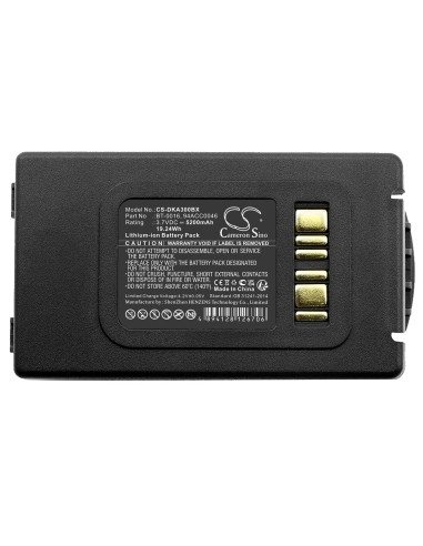 Батерия за баркод скенер Datalogic Skorpio X3 X4 BT-0016 LiIon 3.7V 5200mAh Cameron Sino