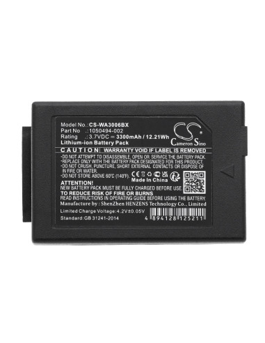 Батерия за баркод скенер ZEBRA/ TEKLOGIX/ MOTOROLA WorkAbout Pro 4 LiIon 3.7V 3300mAh Cameron Sino