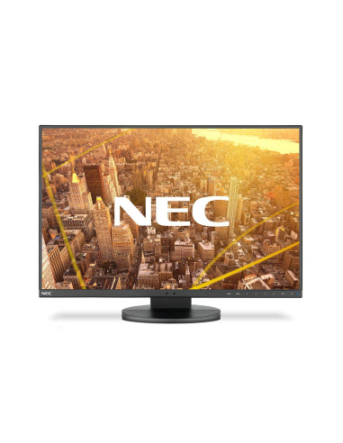 Монитор NEC MultiSync EA241F, IPS, 23.8" inch, Wide, 1920x1080, DVI-I, DP, HDMI, VGA, USB, Черен