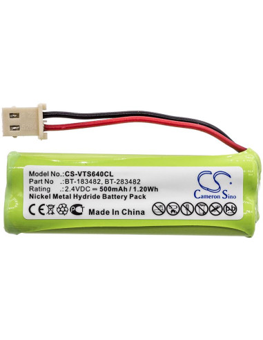 Батерия за телефон 2.4V NiMH 500mAh BT-183482 за V TECH 89134801, DS6401DS6401 Cameron Sino