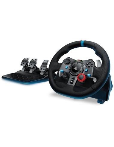 Волан Logitech Driving Force G29 PS3/PS4/PS5/PC в комплект с геймърски слушалки Astro A10