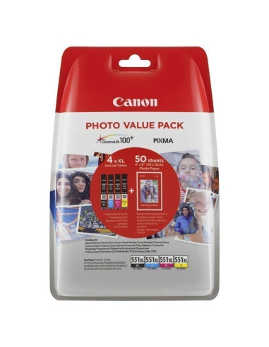 Canon CLI-551XL C/M/Y/BK Photo Value Pack