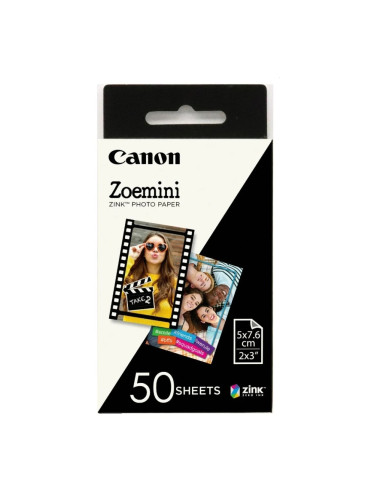 Canon Zink Paper ZP-203050S 50 Sheets for Zoemini Portable Printer