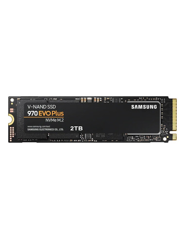 Samsung SSD 970 EVO Plus 2 TB M.2, PCIe Gen 3.0 x4 NVMe 1.3, V-NAND 3-bit MLC, Phoenix Controller, 256-bit Encryption, 2 GB D