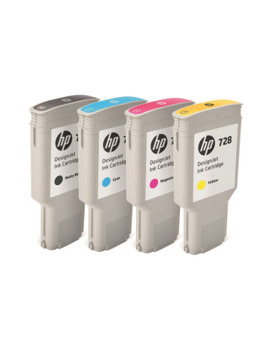 HP728 300-ml Yellow InkCart