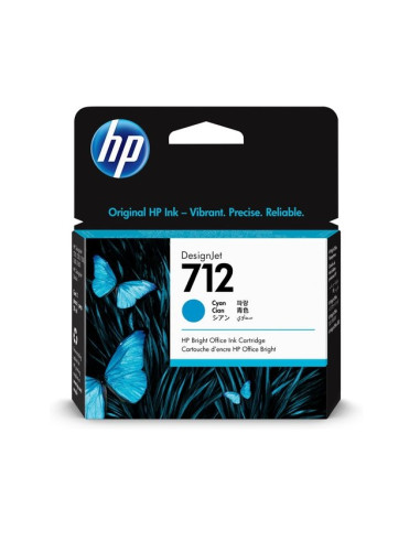 HP 712 29-ml Cyan Ink Cartridge