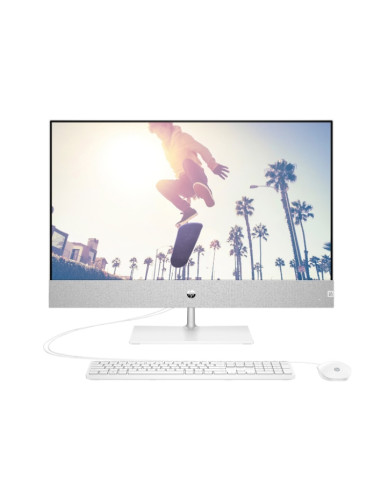 HP Pavilion All-in-One 27-ca2000nu Snowflake White, Core i7-13700T(up to 4.9GHz/30MB/16C), 27" FHD BV IPS Touch + 5MP Camera,