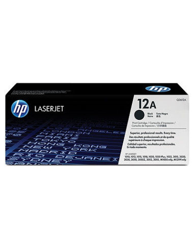 HP 12A Black LaserJet Toner Cartridge