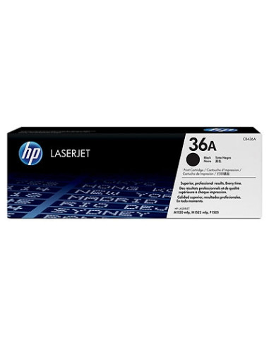 HP 36A Black LaserJet Toner Cartridge