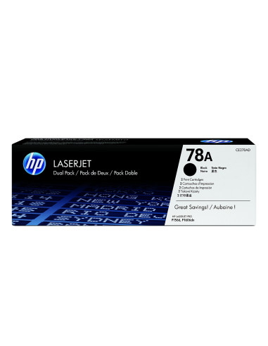 HP 78A Black Dual Pack LaserJet Toner Cartridges