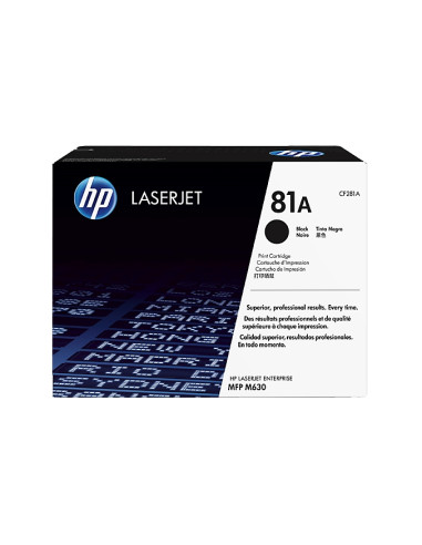 HP 81A Black Original LaserJet Toner Cartridge