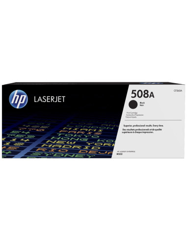 HP 508A Black Original LaserJet Toner Cartridge (CF360A)