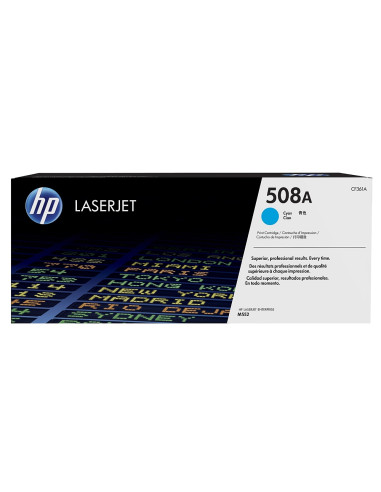 HP 508A Cyan Original LaserJet Toner Cartridge (CF361A)