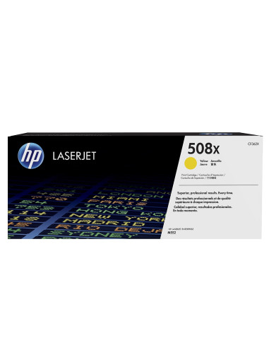 HP 508X High Yield Yellow Original LaserJet Toner Cartridge (CF362X)