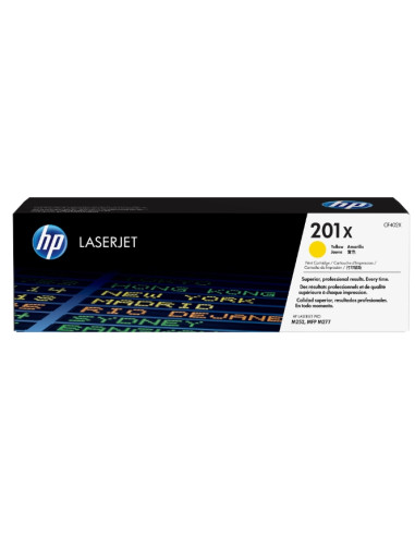 HP 201X High Capacity Yellow Original LaserJet Toner Cartridge (CF402X)