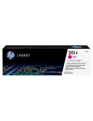 HP 201X High Capacity Magenta Original LaserJet Toner Cartridge (CF403X)