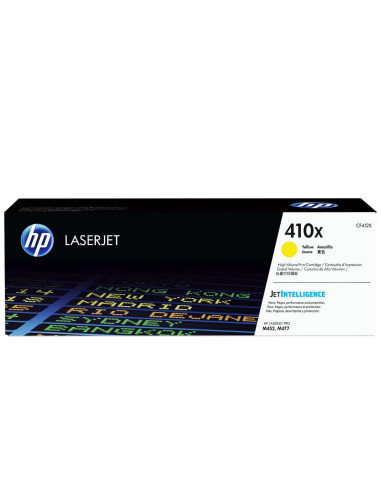 HP 410X High Yield Yellow Original LaserJet Cartridge (CF412X)