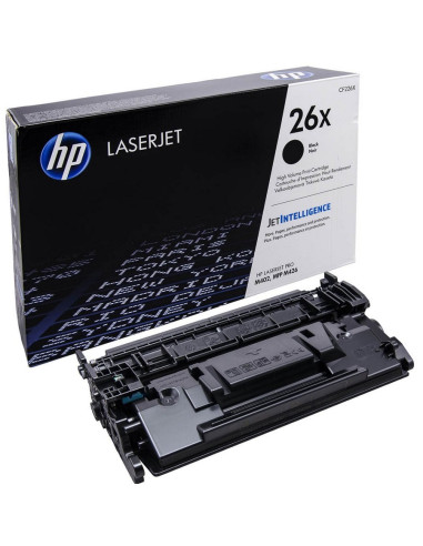 HP 26X High Yield Black Original LaserJet Toner Cartridge (CF226X)