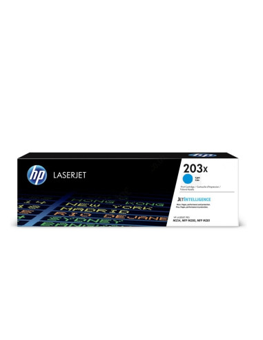 HP 203X Original Cyan LaserJet Toner Cartridge