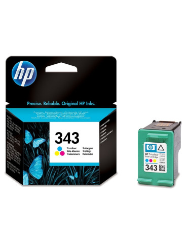 HP 343 Tri-color Inkjet Print Cartridge