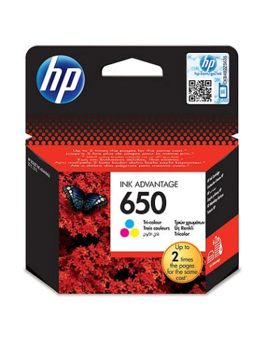 HP 650 Tri-color Ink Cartridge